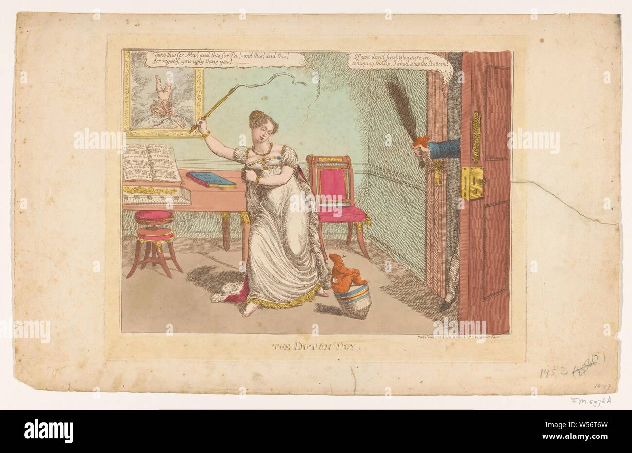The Dutch toll, 1814, The Dutch Toy (title on object), Cartoon on ...