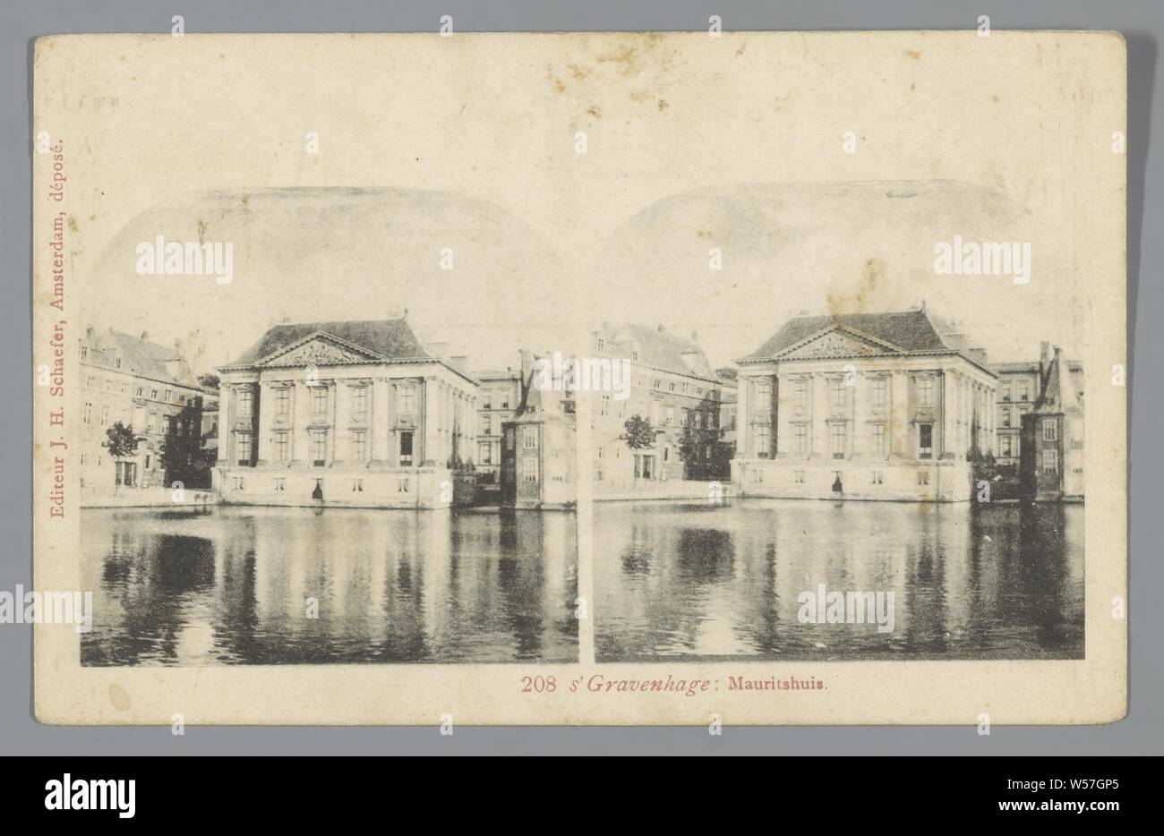 The Hague. Mauritshuis, J.H. Schaefer, 1900 - 1940 Stock Photo