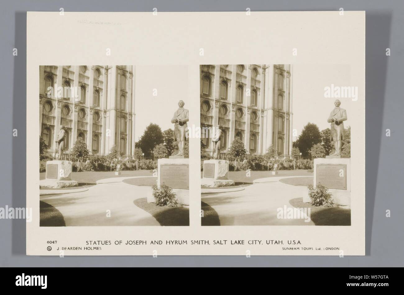Statues of Joseph and Hyrum Smith, Salt Lake City, Utah, U.S.A., J