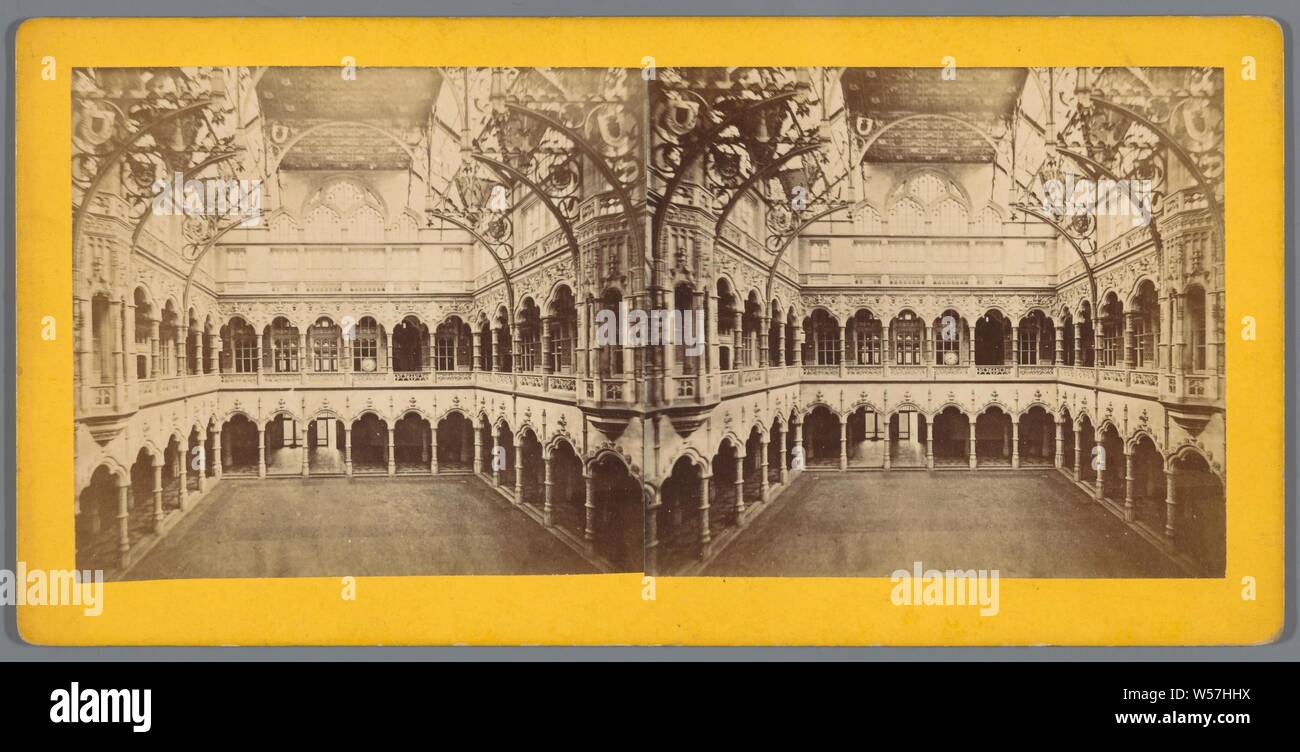 Stock Exchange, Antwerp, anonymous, 1860 1870 Stock Photo Alamy