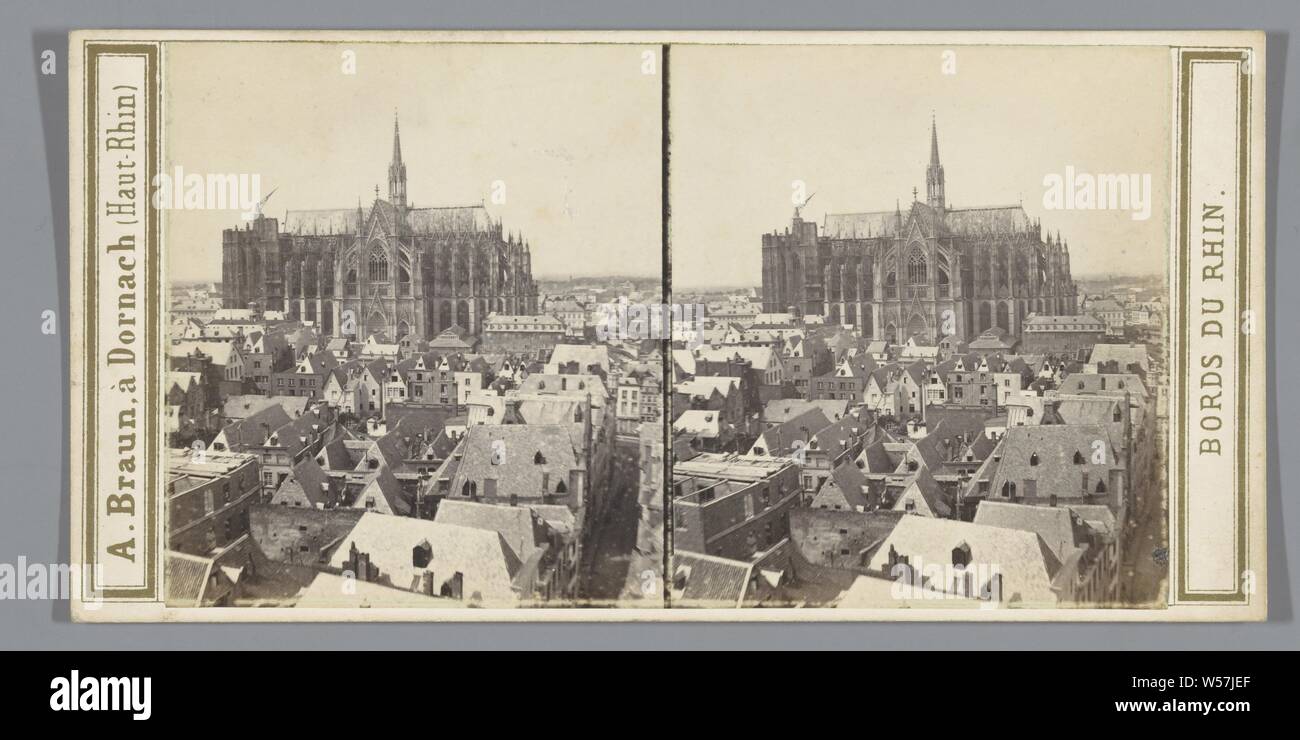 Cologne. Cathedrale (and 1863), Dom, Adolphe Braun, Germany, 1863 Stock Photo