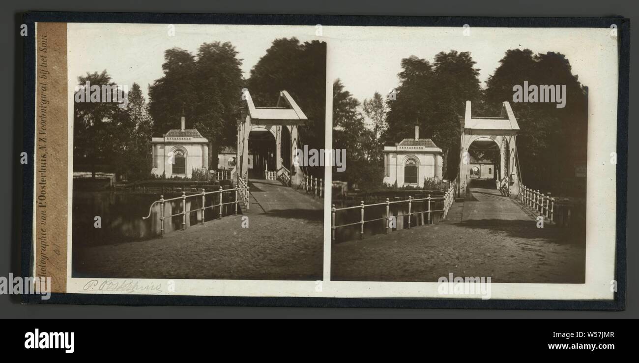 s Graveland gate at Weesp, Weesp, Pieter Oosterhuis, 1856 Stock Photo