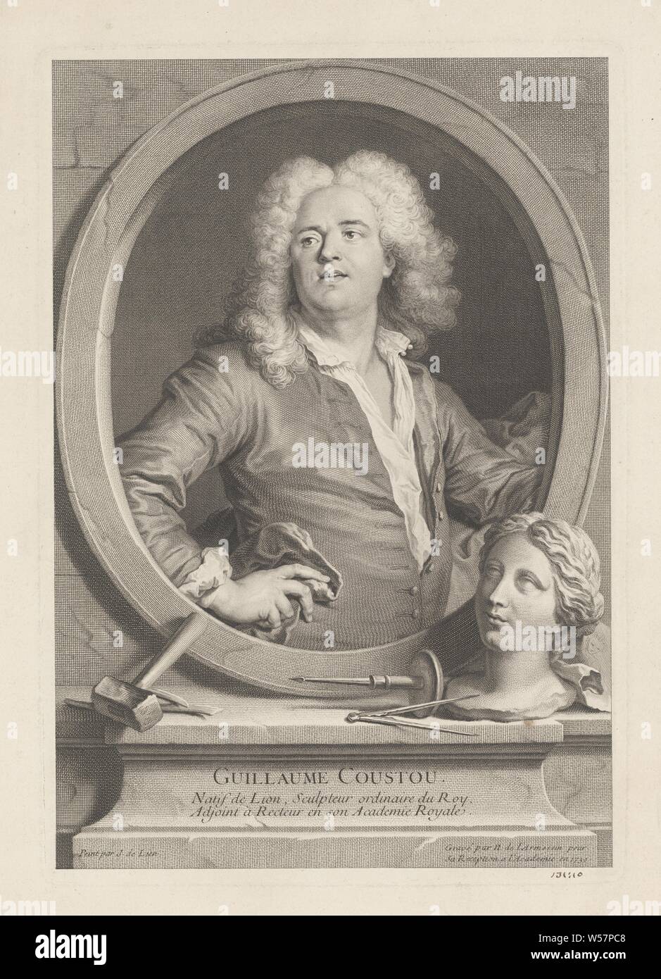 Portrait of Guillaume Coustou Guillaume Coustou (title on object