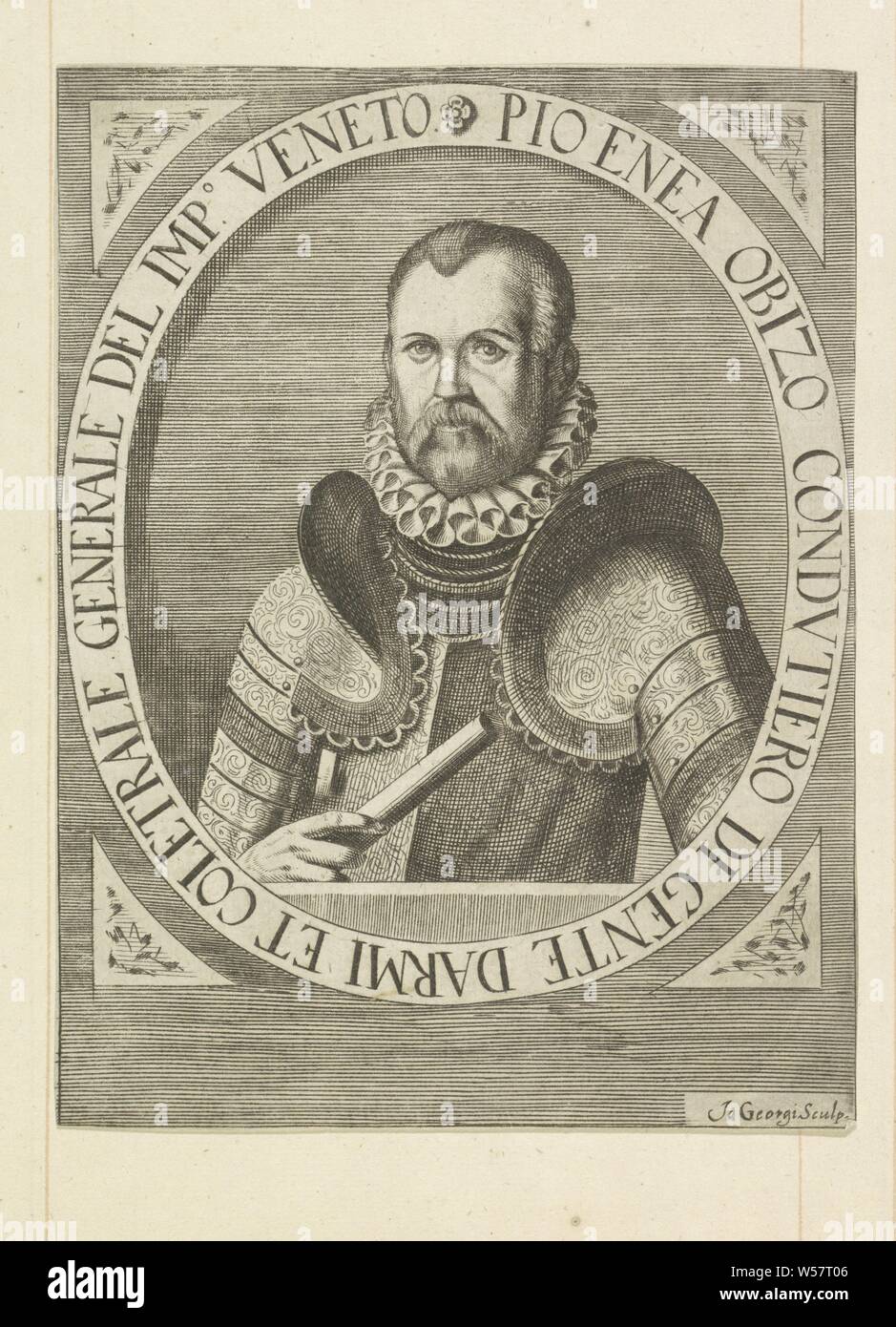 Portrait of Pio Enea I historical persons, Pio Enea