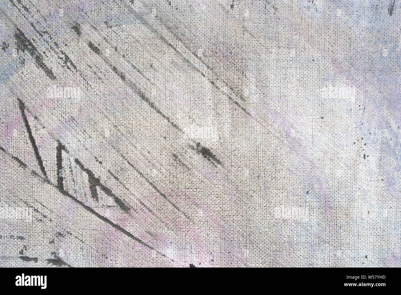 old gray painted artist canvas background texture Stock Photo - Alamy
