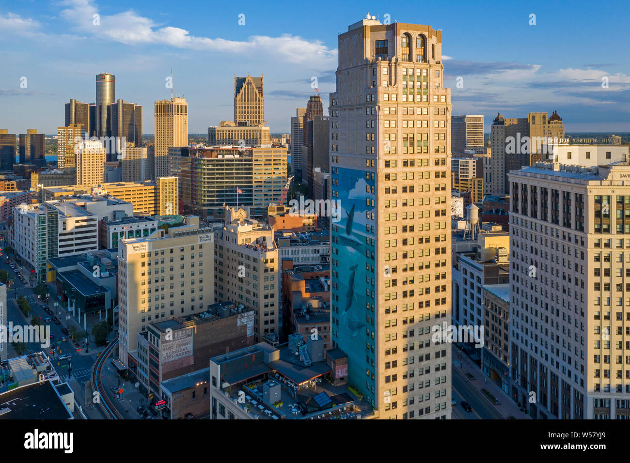 Downtown Detroit, Michigan Stock Photo - Alamy