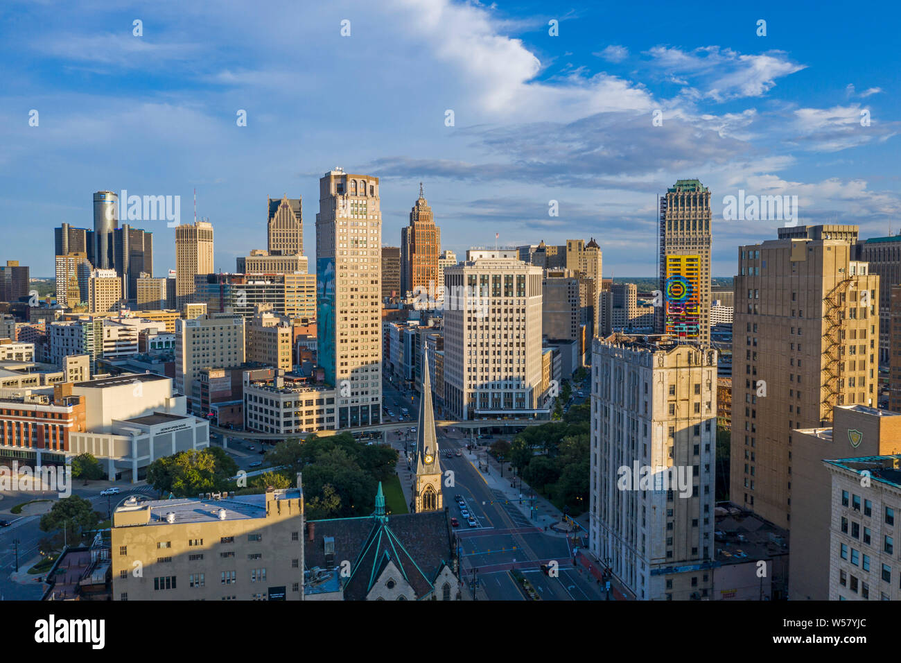 Downtown Detroit, Michigan Stock Photo - Alamy