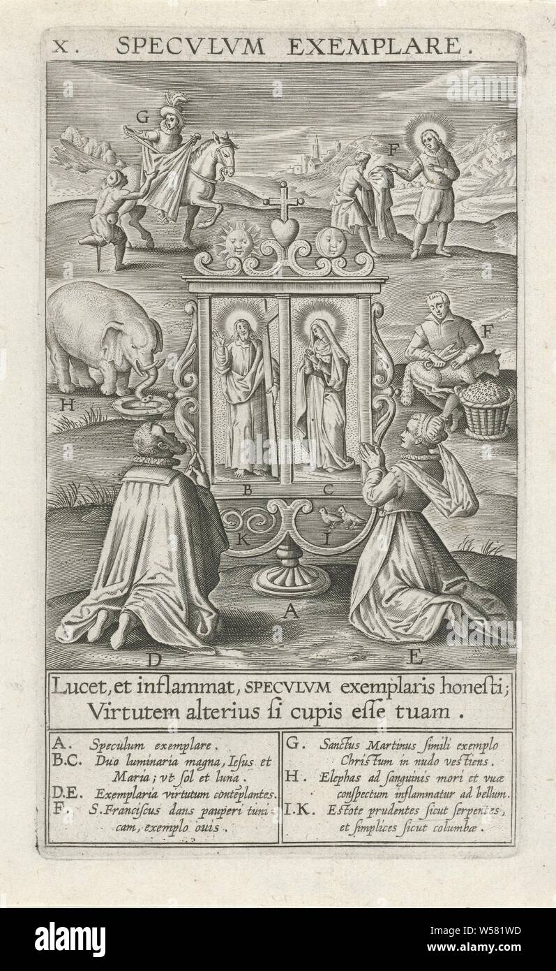 Mirror of the example Specvlvm S. Scriptvrae (title on object) Twelve