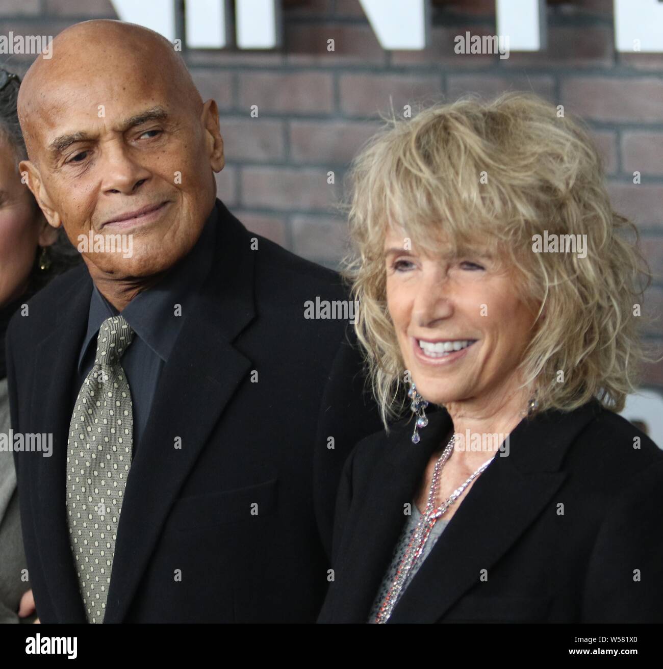 Harry Belafonte & wife Pamela Frank 2016 Photo By John Barrett