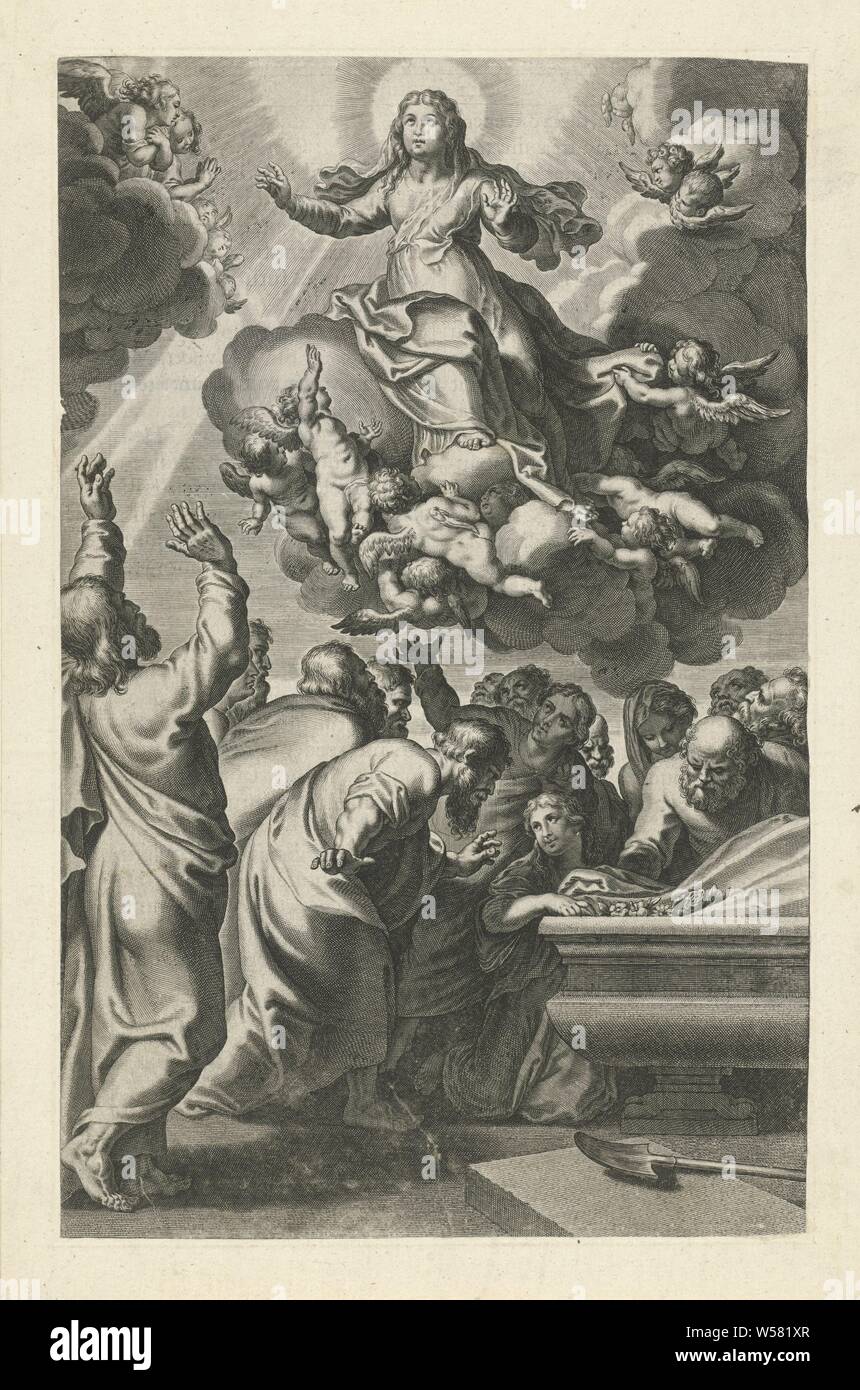 Assumption of the virgin mary into heaven hi-res stock photography and ...