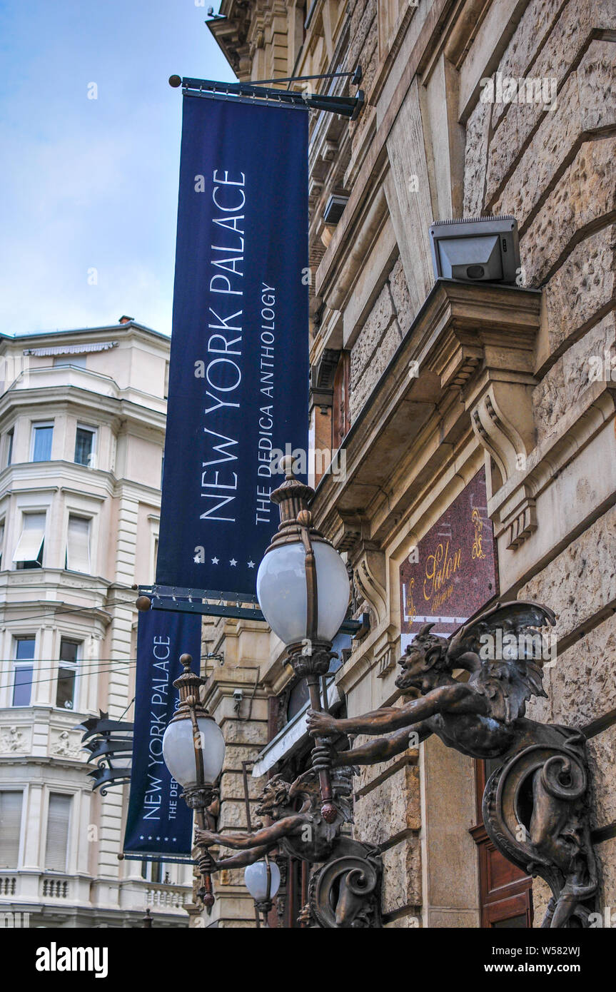 New York Palace Budapest Hungary Stock Photo