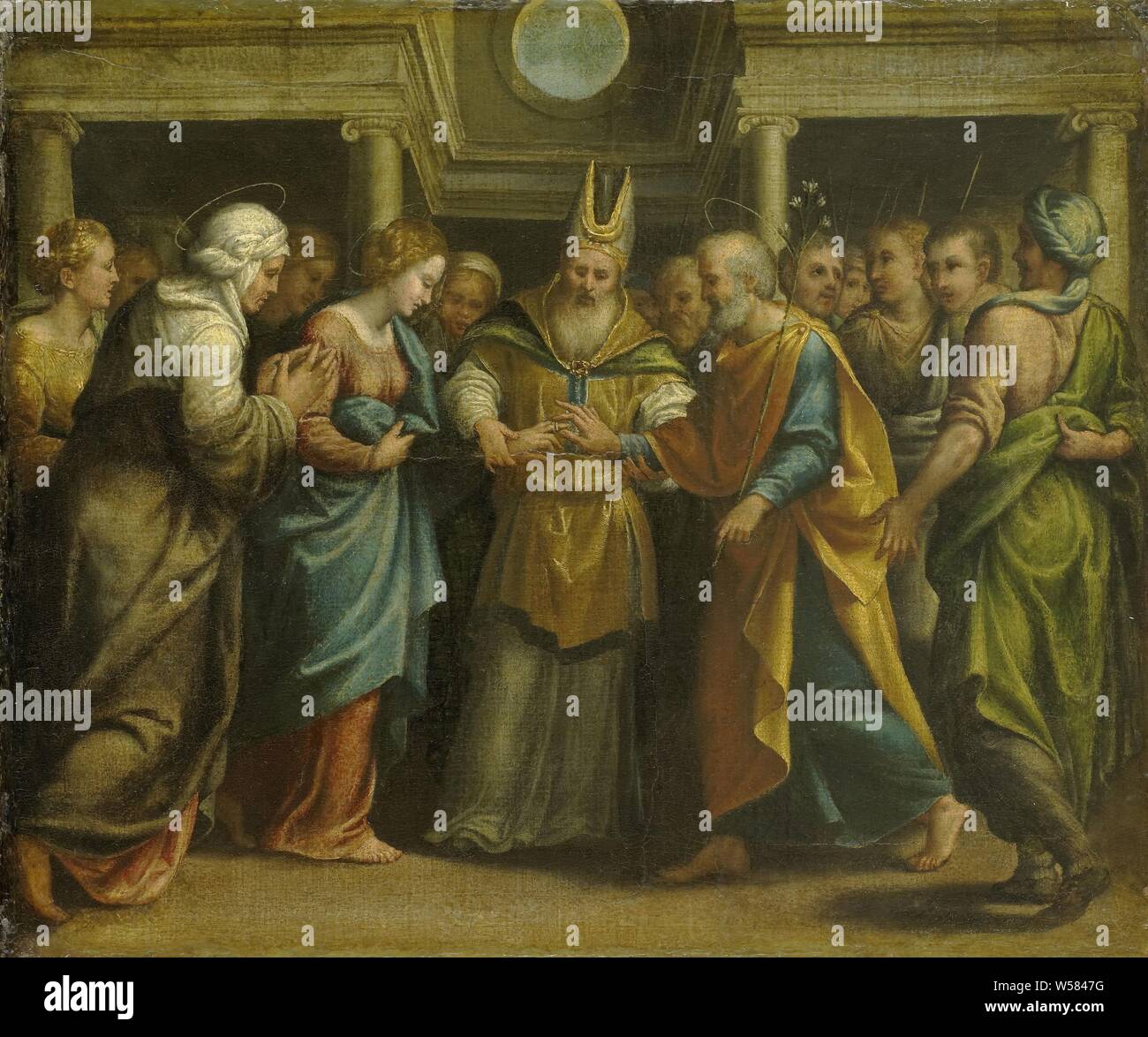 Marriage of Mary and Joseph, The marriage of Mary to Joseph concluded