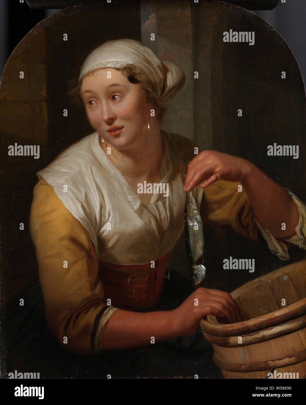 Woman selling herrings hires stock photography and images Alamy