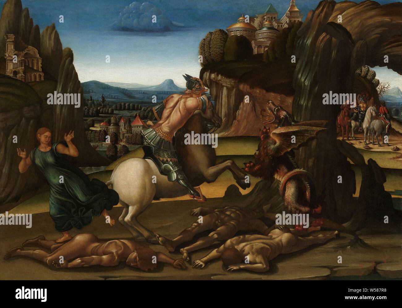 St george killed a dragon hi-res stock photography and images - Alamy