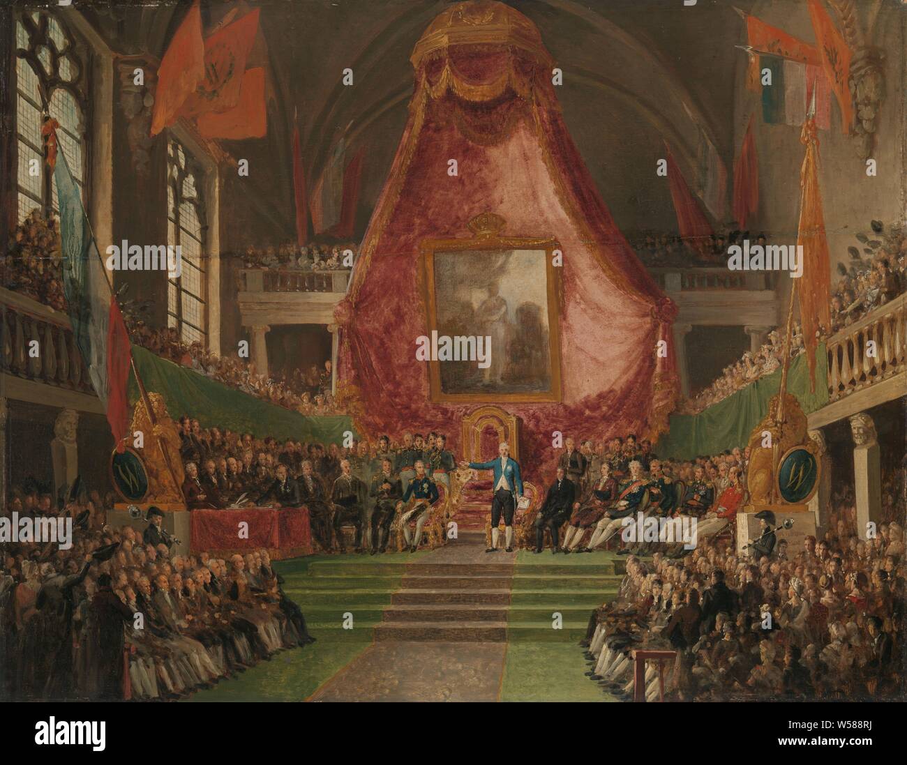 The Solemn Inauguration Of University Of Ghent By The Prince Of