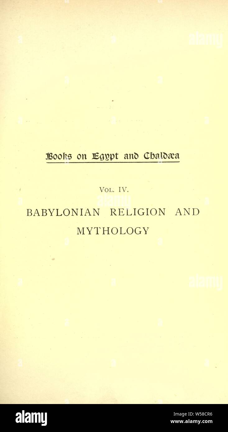 Babylonian religion hi-res stock photography and images - Alamy
