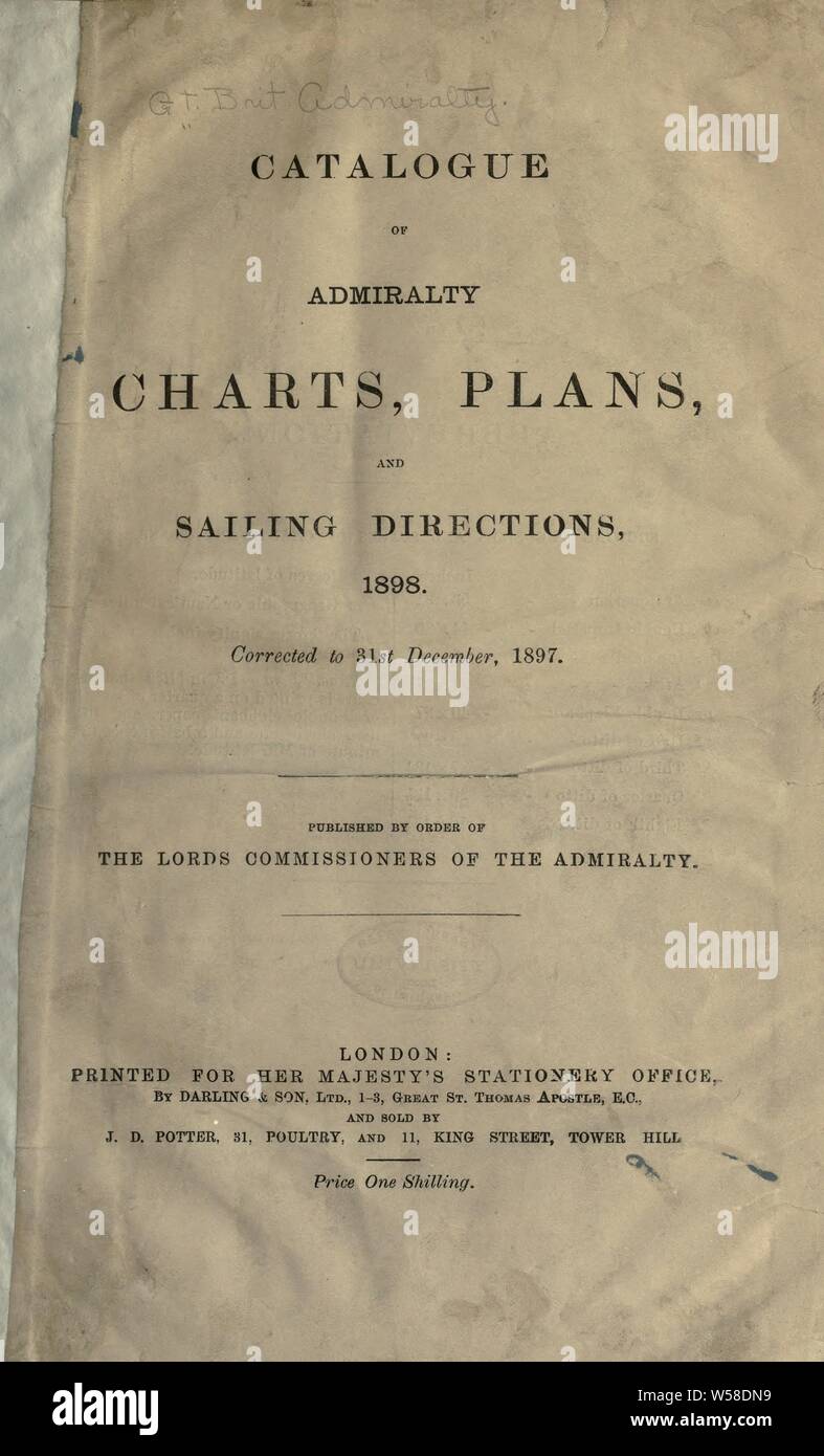 What Is Admiralty Chart Catalogue