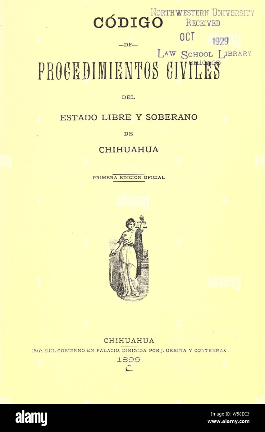Código de procedimientos civiles del estado libre y soberano de