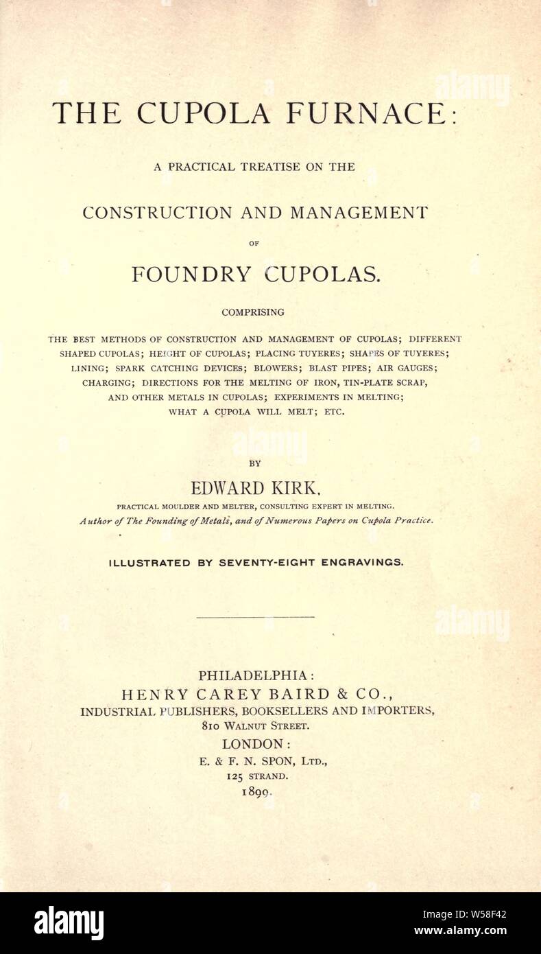 Cupola furnace hires stock photography and images Alamy