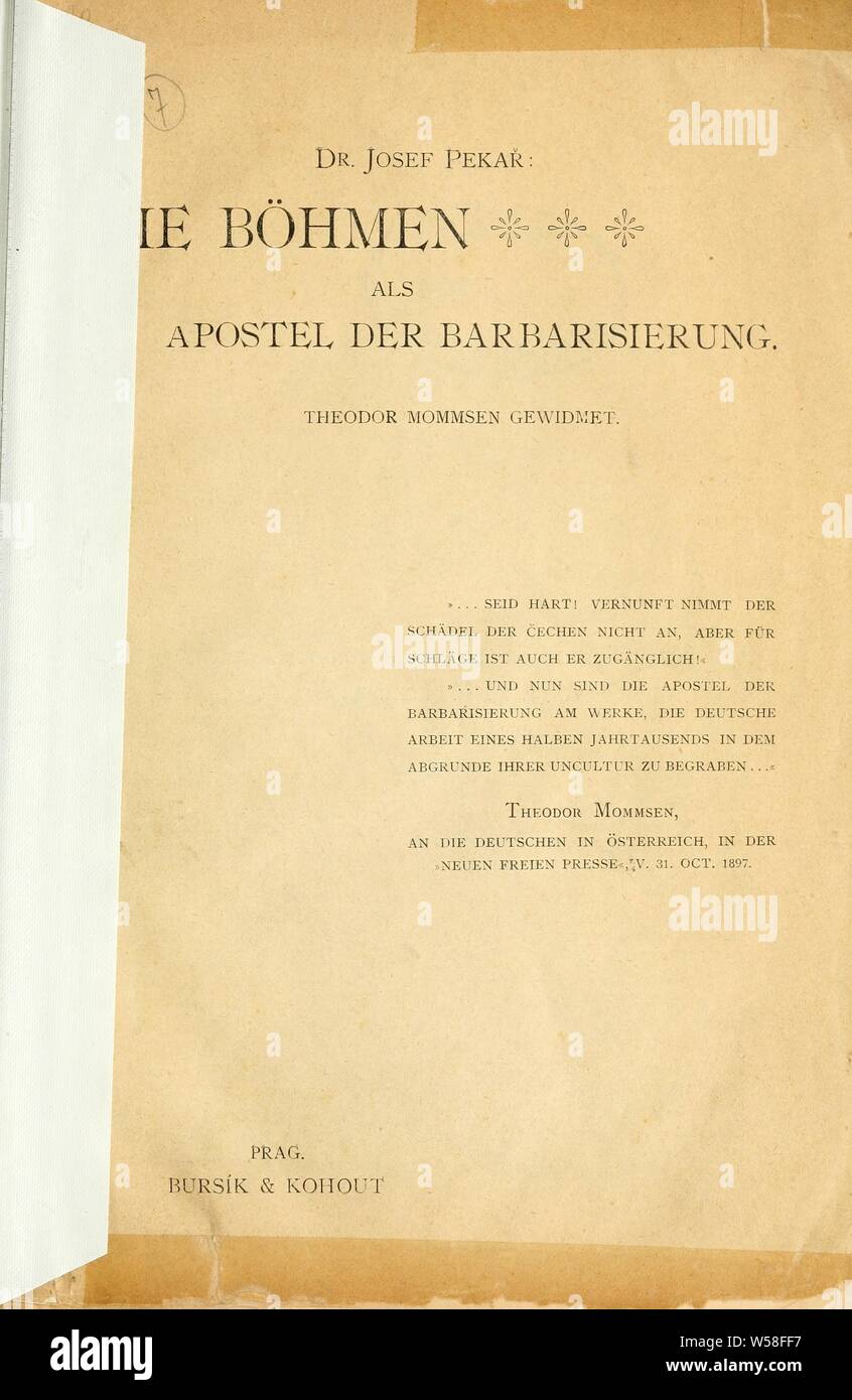 Die bohmen als apostel der barbarisierung hires stock photography and images Alamy Die bohmen als apostel der barbarisierung hires stock photography and images Alamy