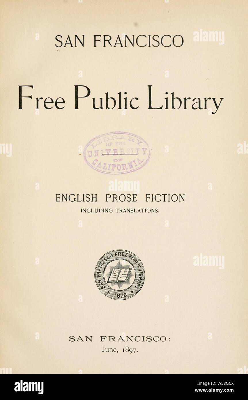 Book san francisco hires stock photography and images Alamy