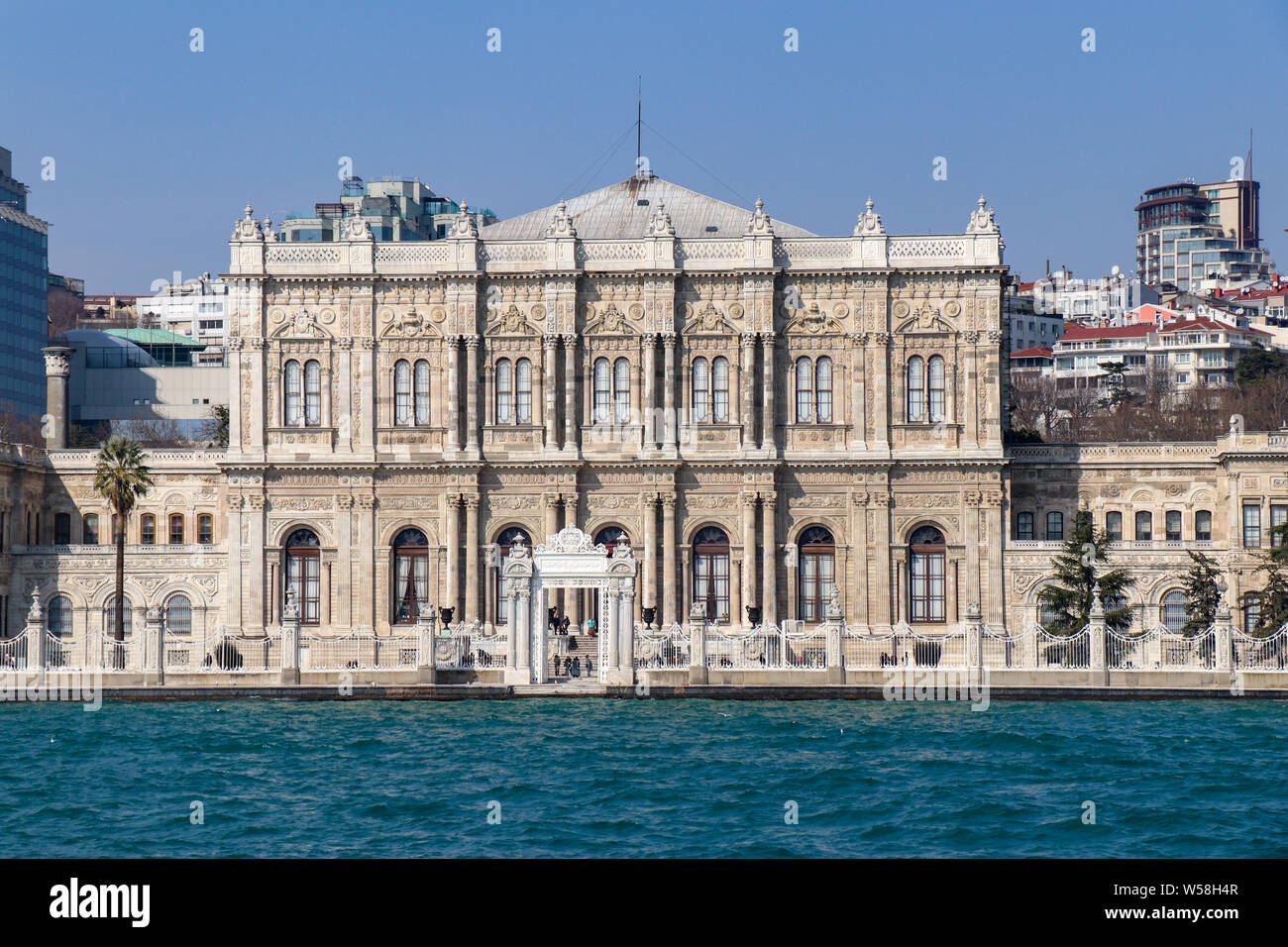 Dolmabahçe Palace, Istanbul, Turkey Stock Photo