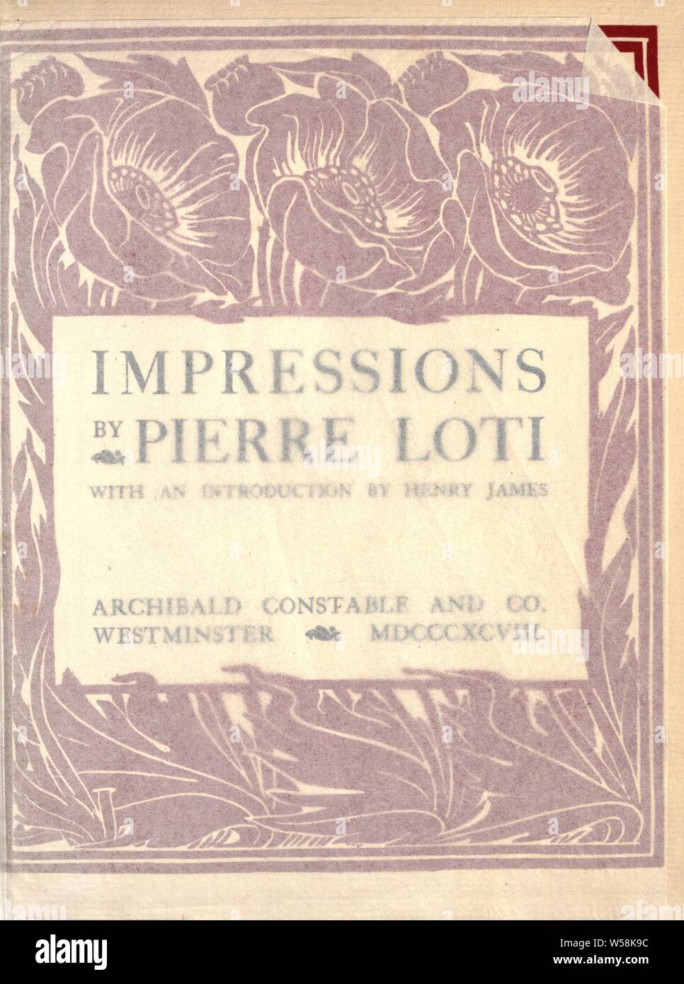 Impressions : Loti, Pierre, 1850-1923 Stock Photo
