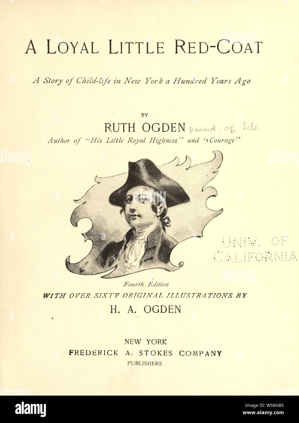 A loyal little redcoat a story of childlife in New York a hundred