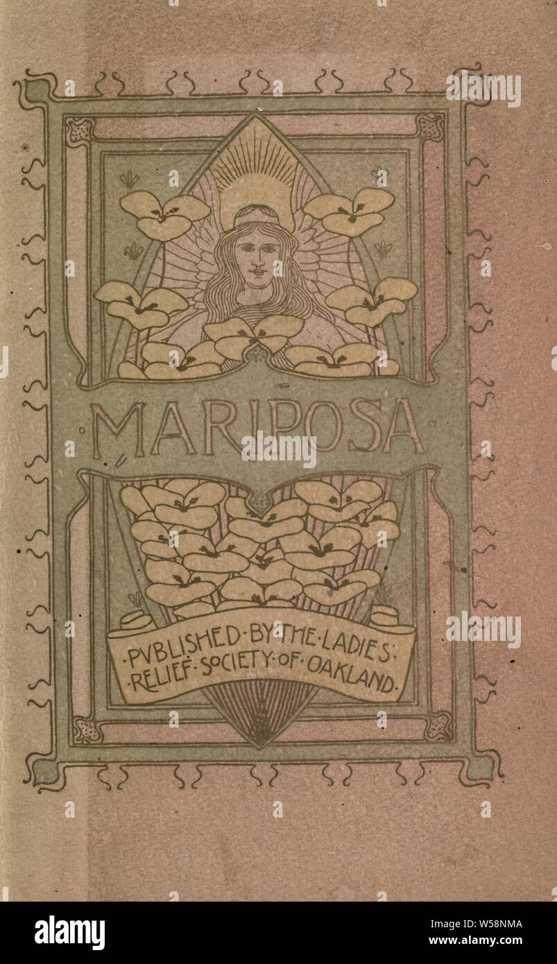 Mariposa magazine : Ladies Relief Society of Oakland, Calif Stock Photo