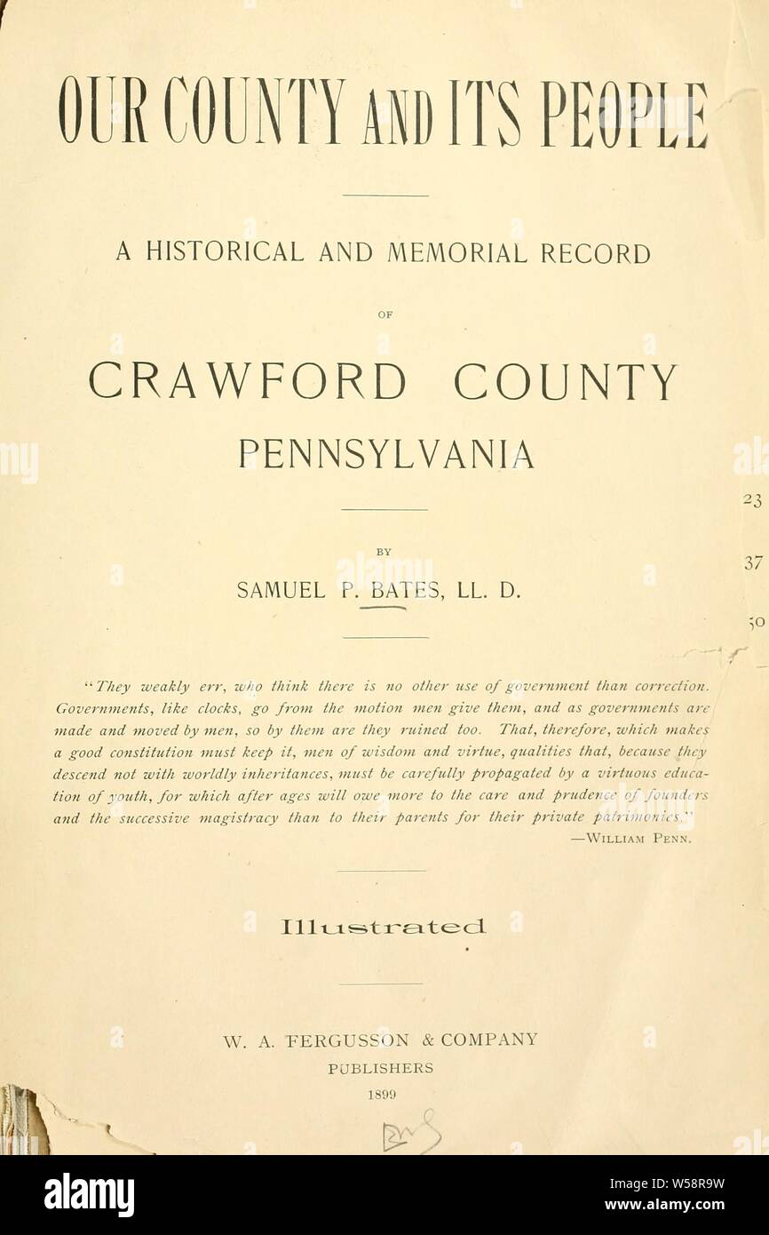 Our country and its people. A historical and memorial record of