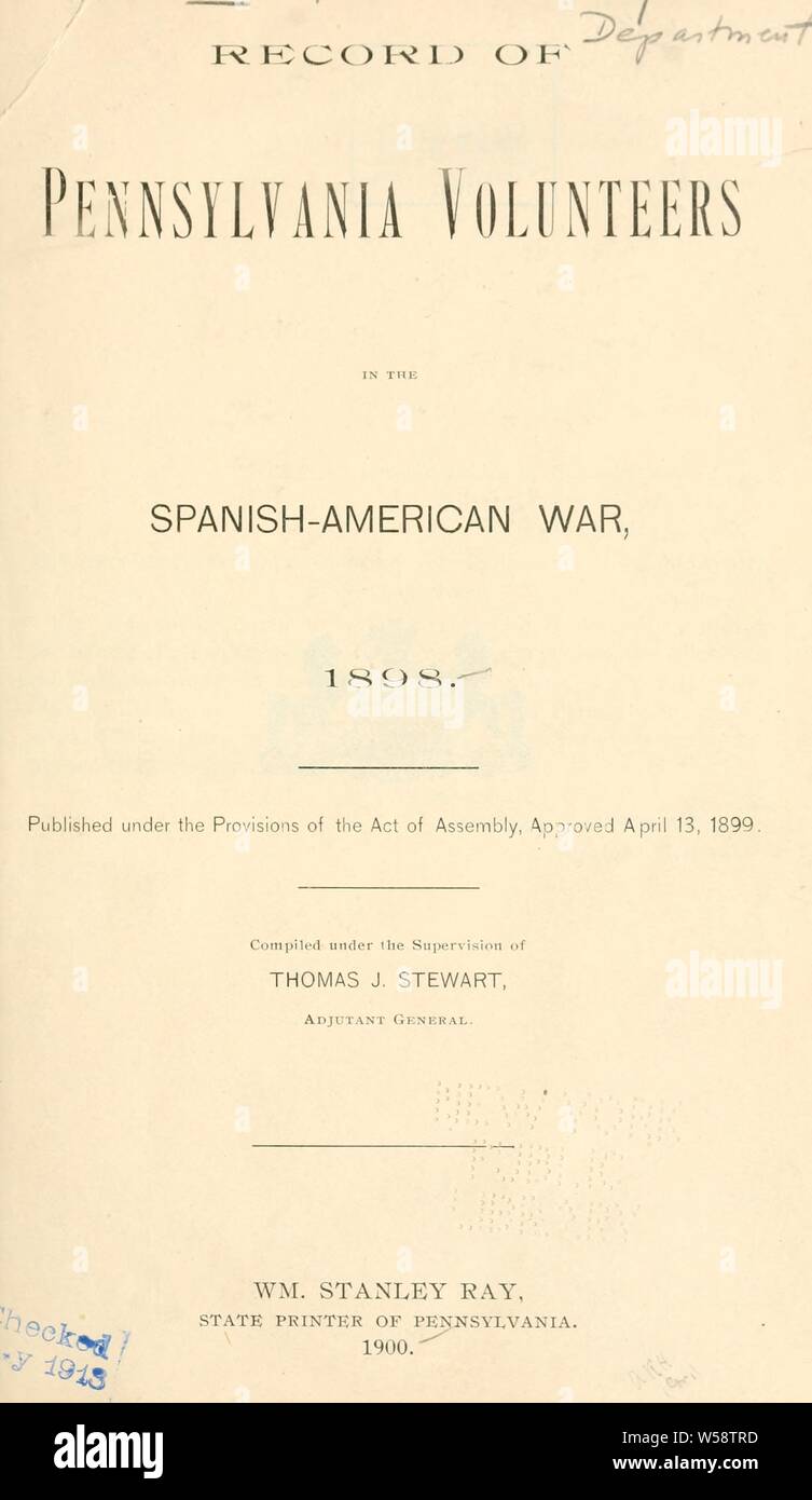 Spanish american war 1898 puerto rico hi-res stock photography and images -  Alamy