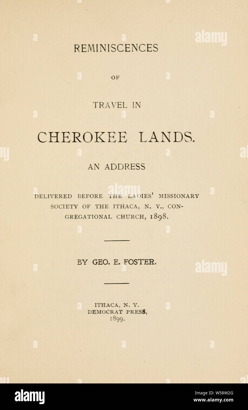 Cherokee lands hires stock photography and images Alamy