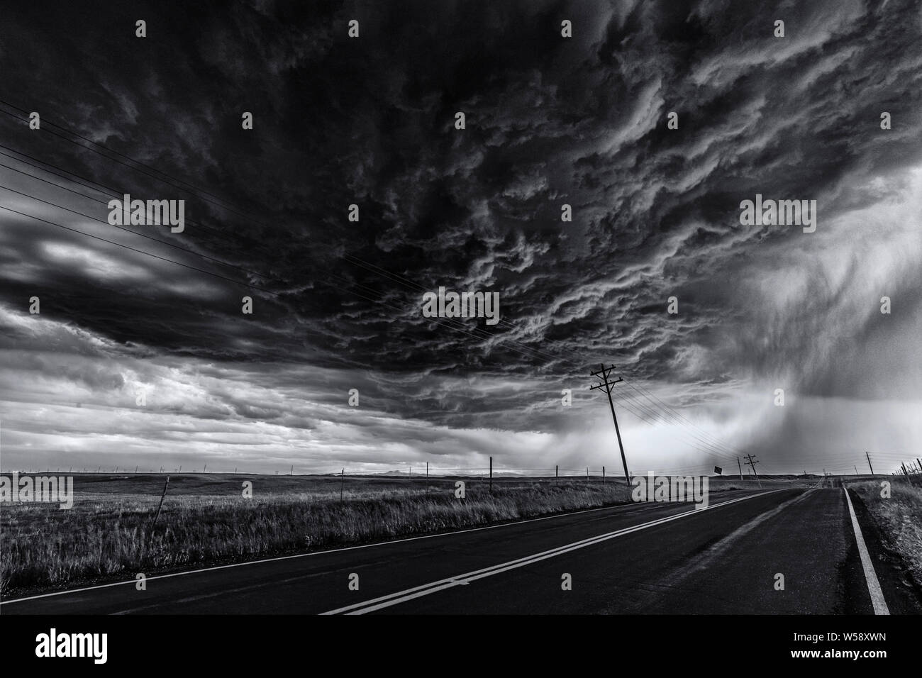 Heavy Storm Black And White Stock Photos Images Alamy