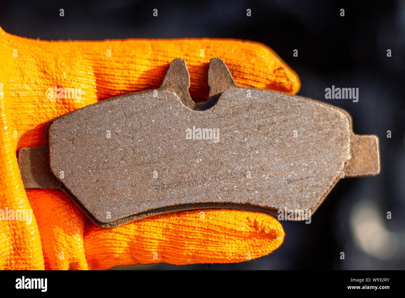 Worn brake pads hires stock photography and images Alamy
