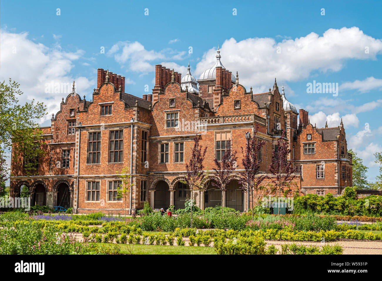 Aston Hall in Birmingham is a Jacobean-style mansion in Aston, Birmingham, England. Stock Photo