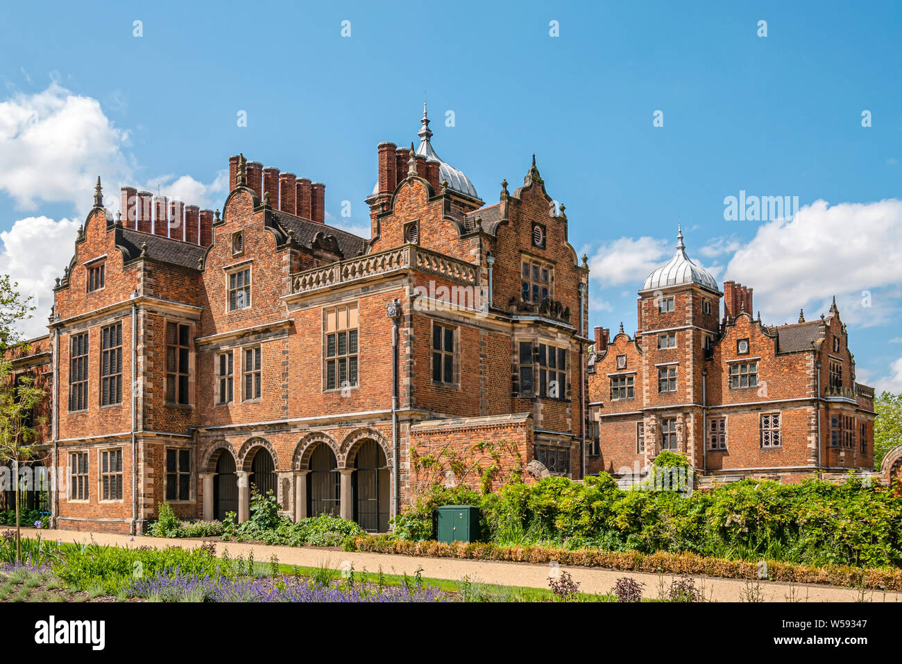 Aston Hall in Birmingham is a Jacobean-style mansion in Aston, Birmingham, England. Stock Photo