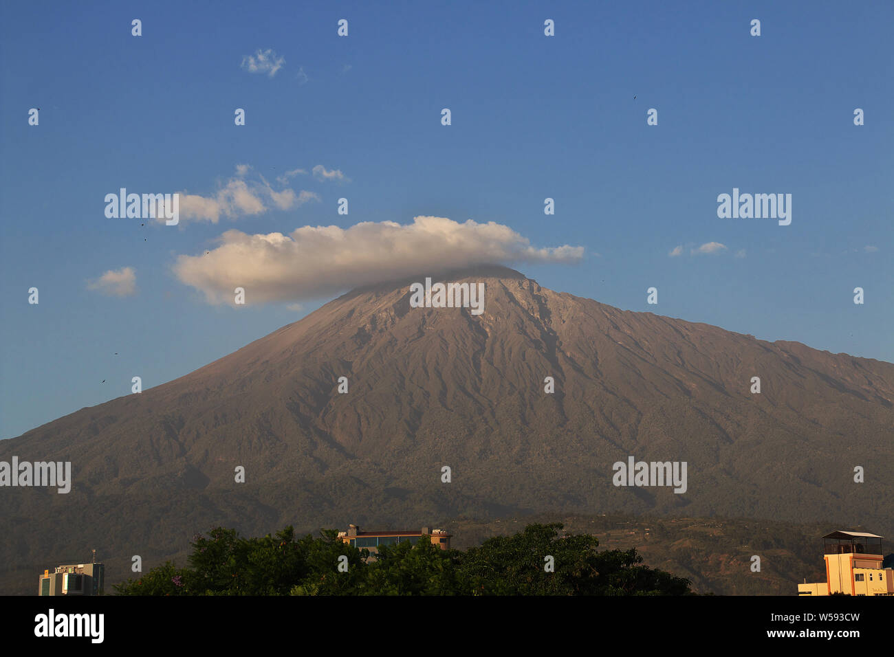 Mountain in Arusha city, Tanzania Stock Photo