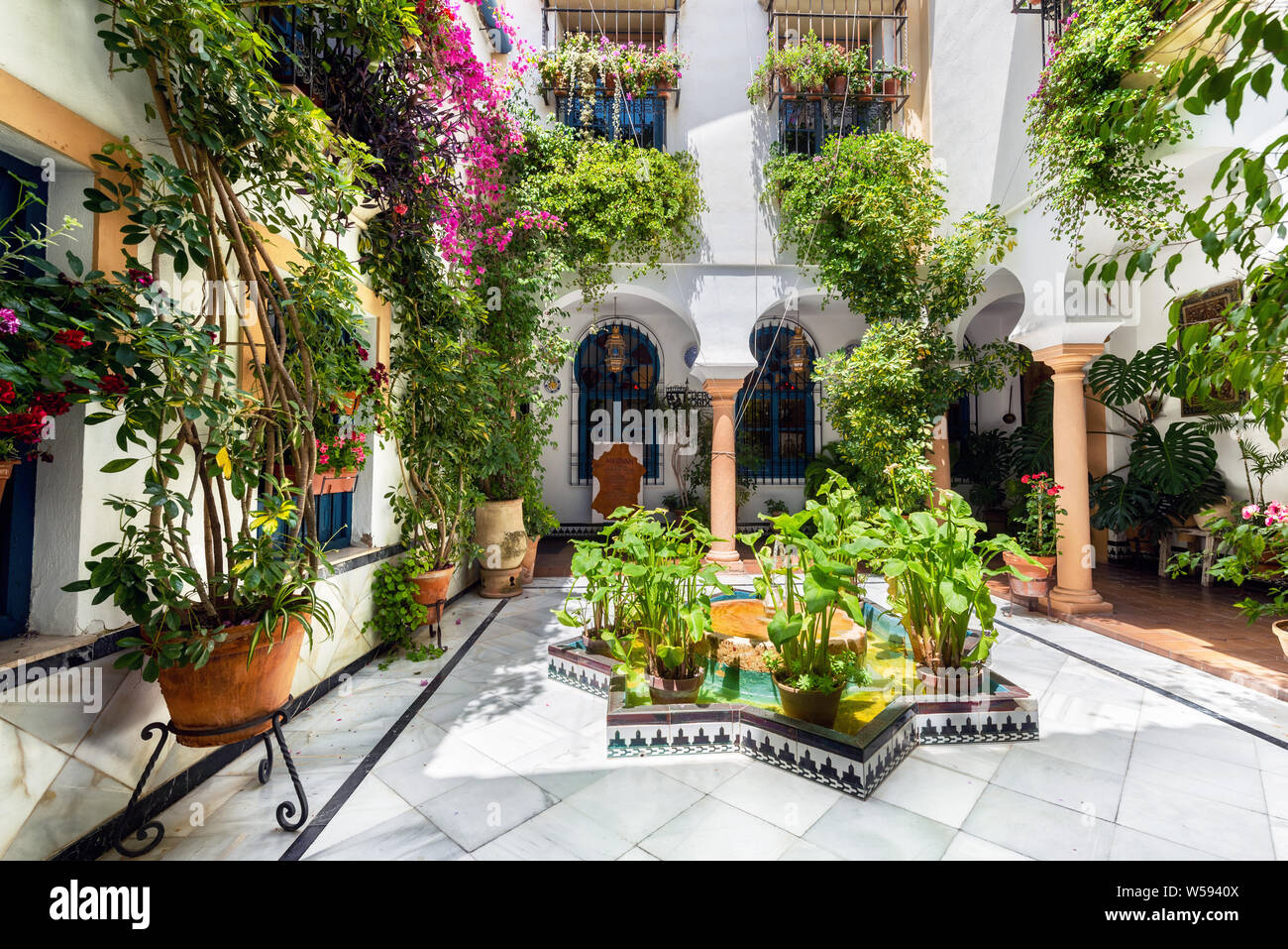 Typical Andalusian Courtyard Hi res Stock Photography And Images Alamy