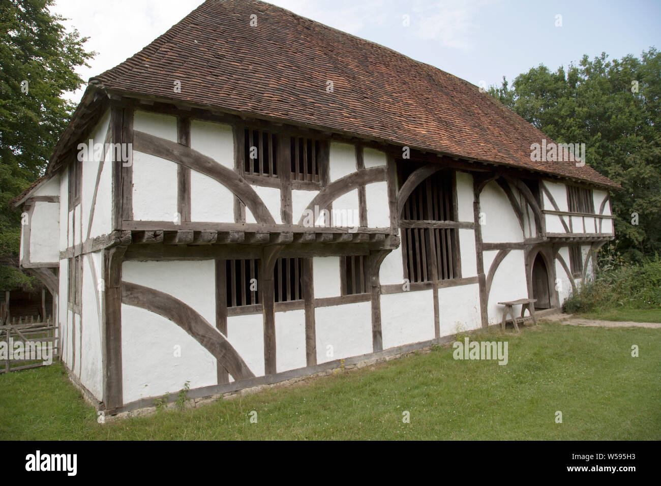 Bayleaf Farmstead, Wealden House, 16th Century, Sussex, England Stock Photo