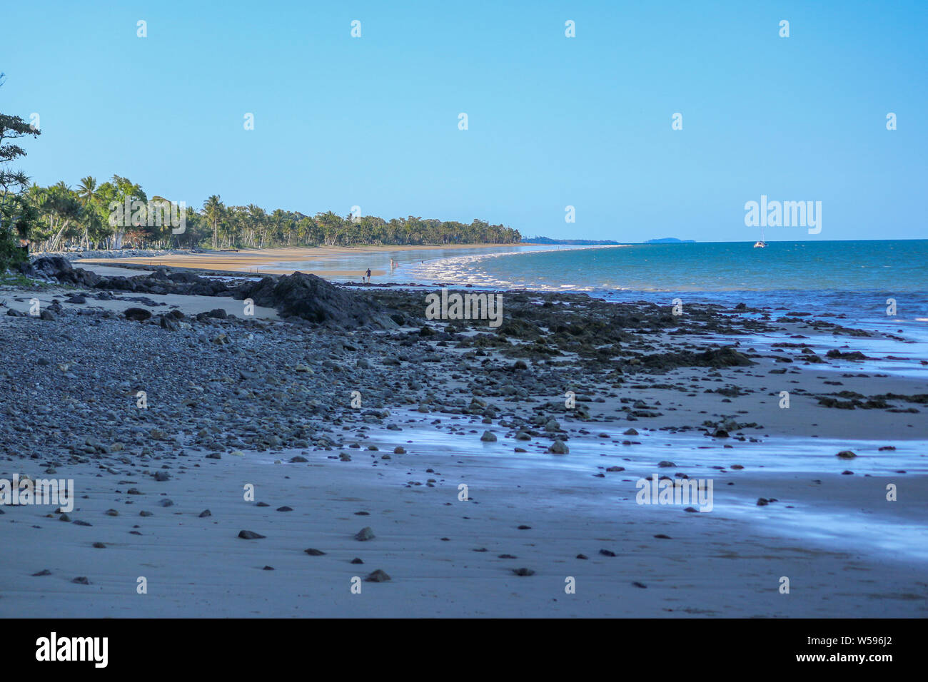 South end of Mission Beach, Queensland, Australia Stock Photo