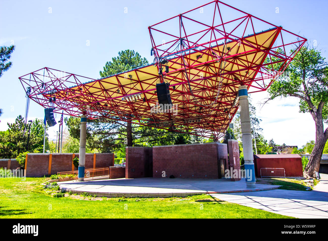 Outdoor Amphitheater In Public Park In Reno, Nevada Stock Photo Alamy