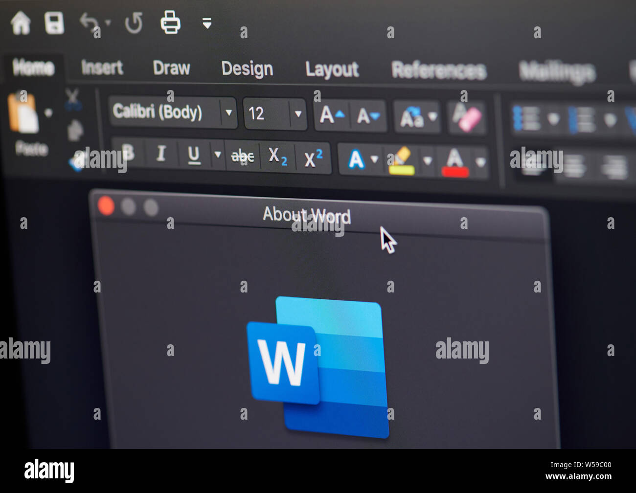 Access word on computer hi-res stock photography and images - Alamy