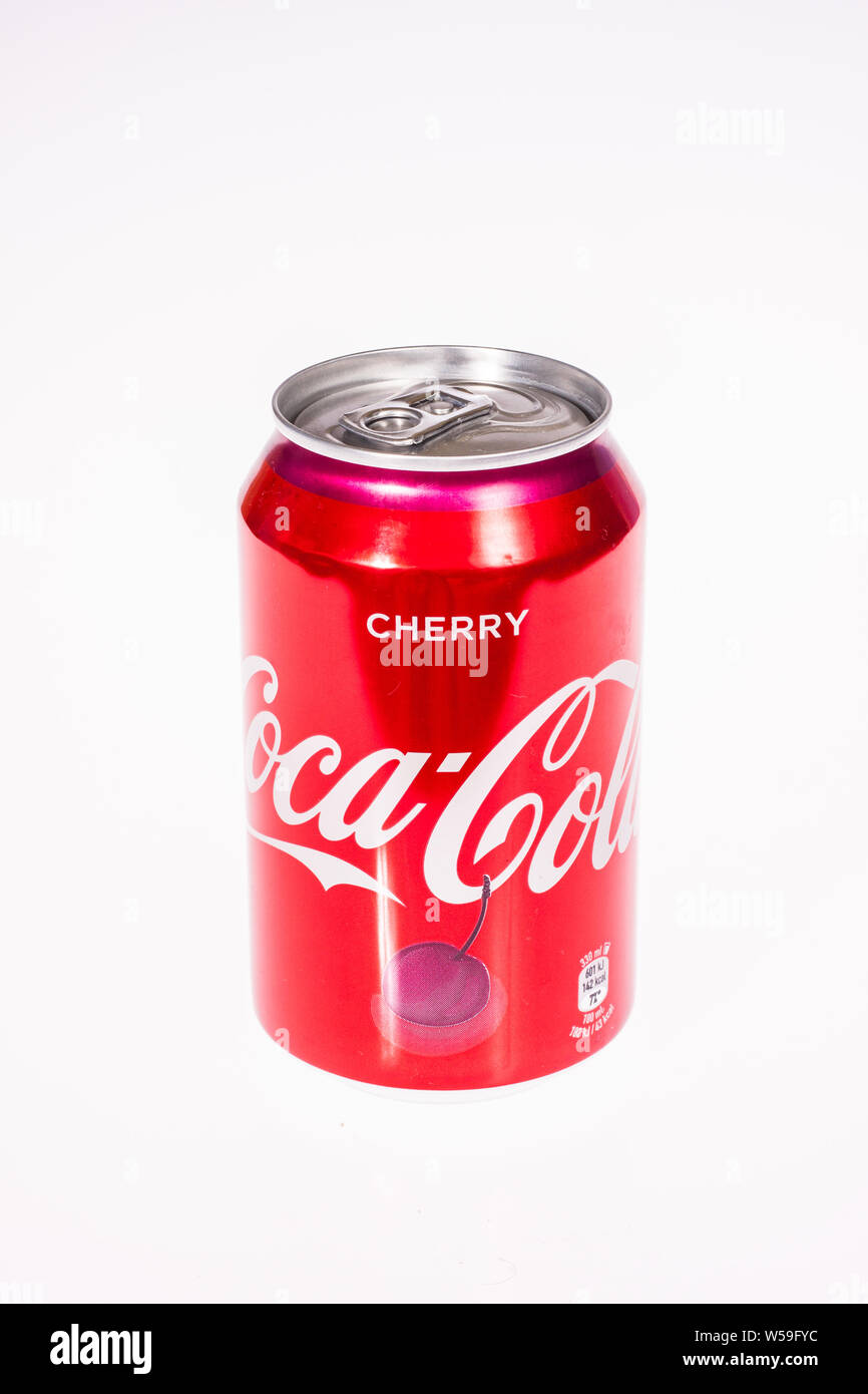 Classic Coca Cola can, CocaCola Company is the most popular market