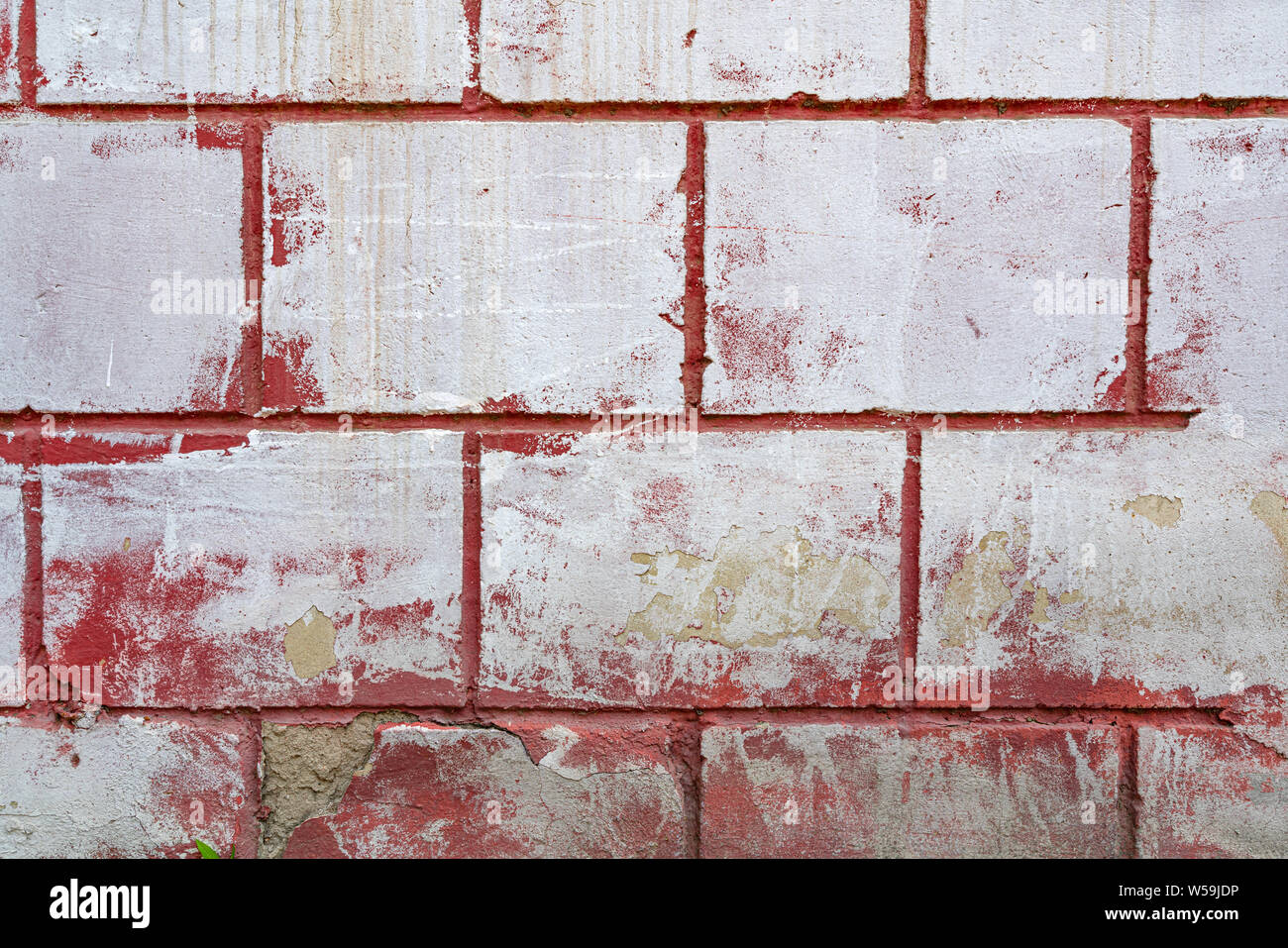 Peeling paint on the house wall background Stock Photo - Alamy
