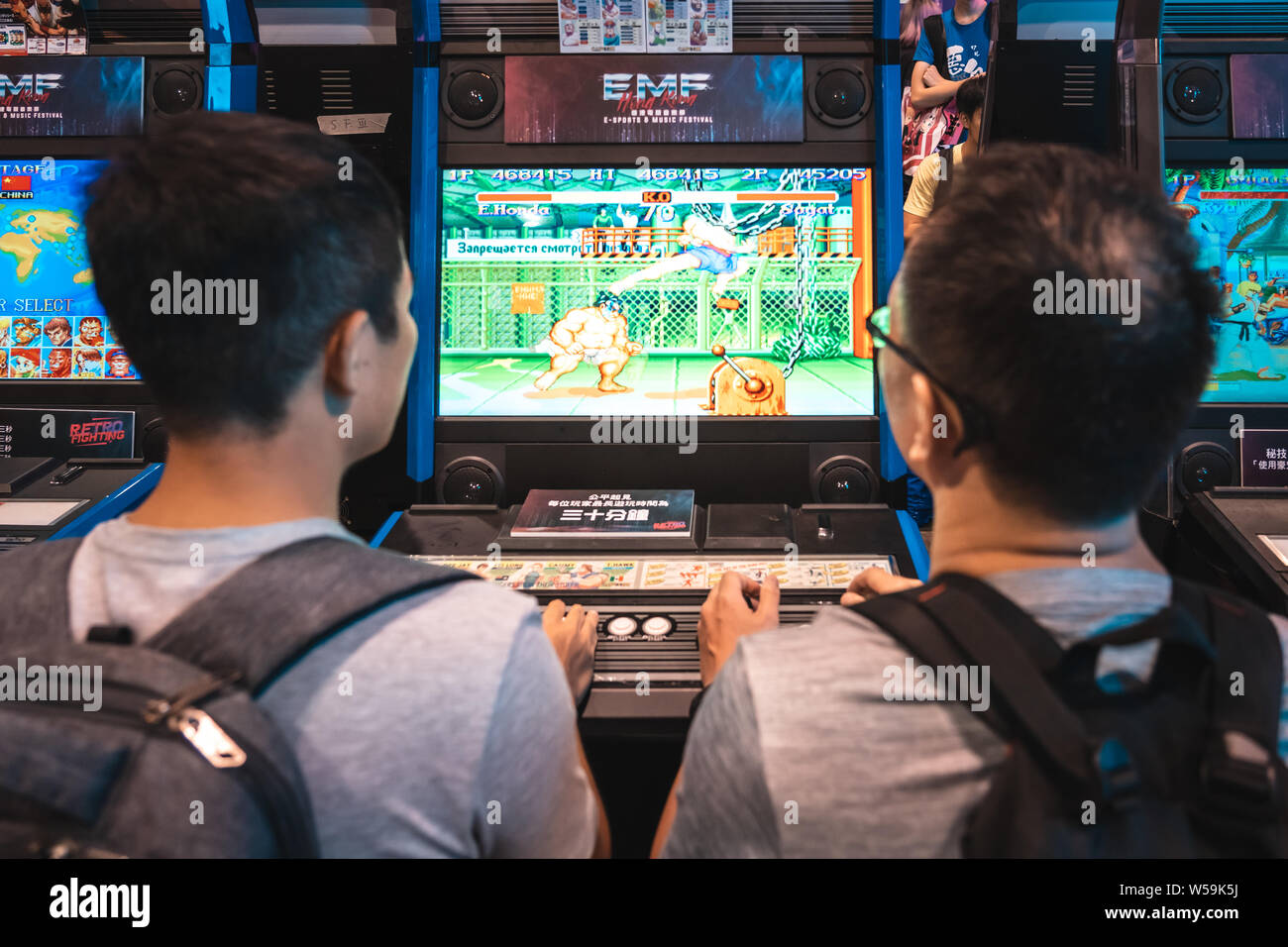 Hong Kong, China: July 26, 2019: Many visitors attend the 21st Ani-Com ...