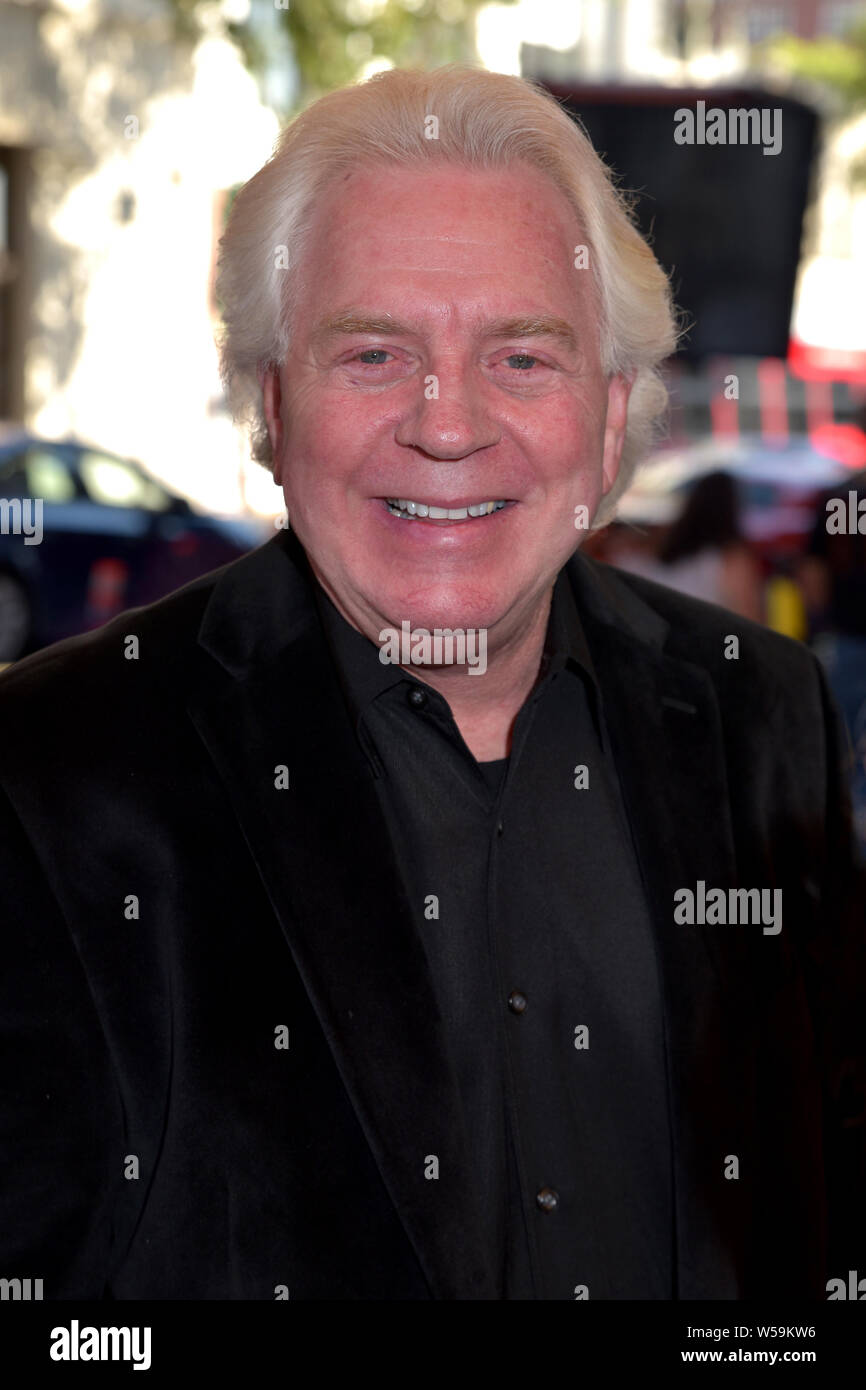 LOS ANGELES, CALIFORNIA - JULY 03: Musician George Bunnell of the classic psychedelic band Strawberry Alarm Clock attends the California Saga 2 Benefi Stock Photo