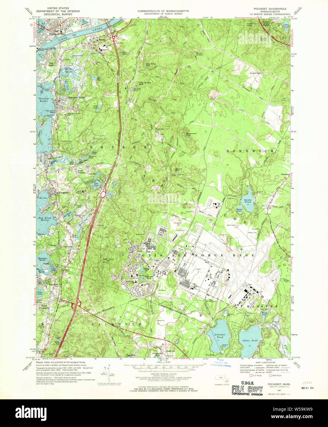 Pocasset massachusetts map hires stock photography and images Alamy