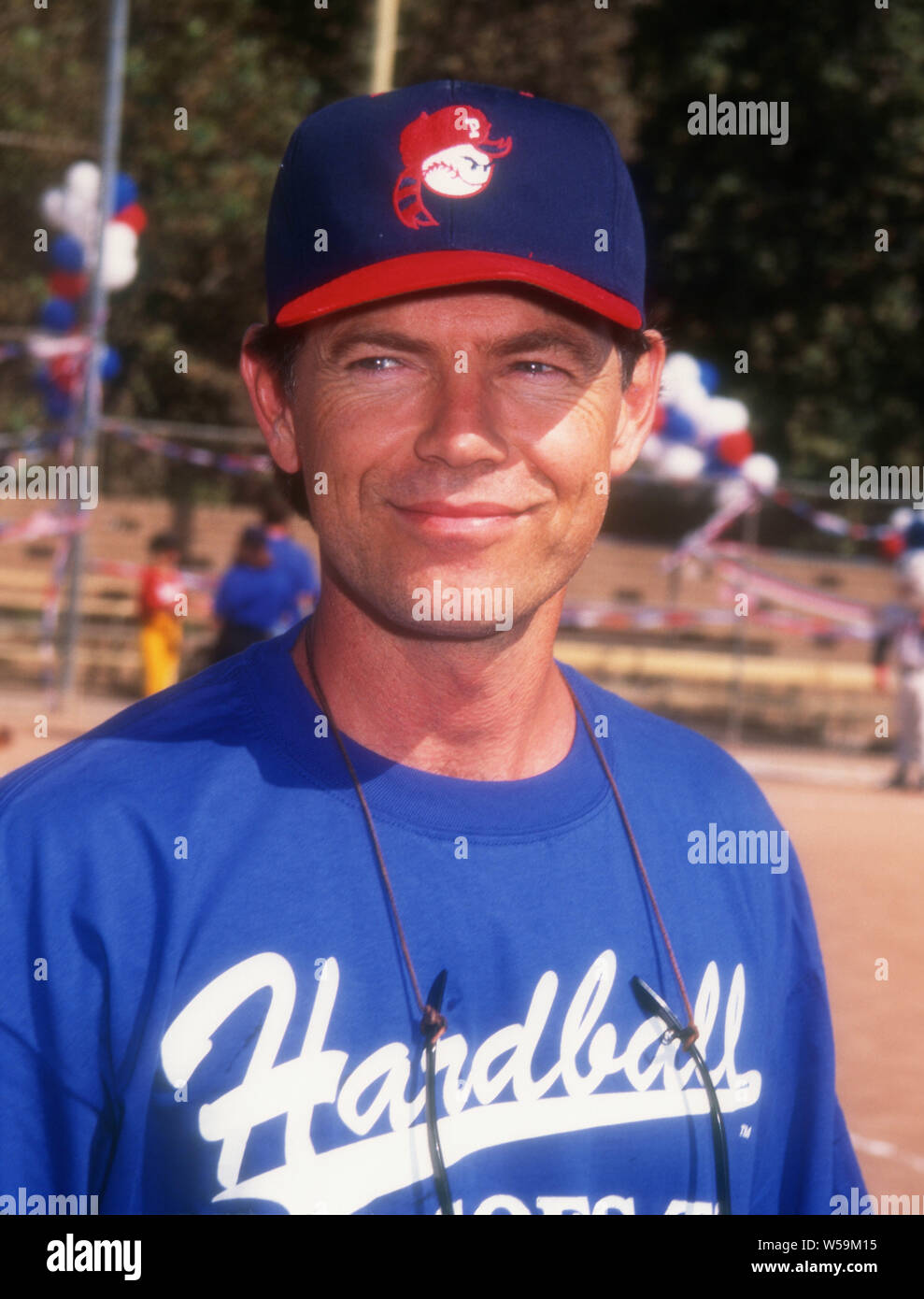 Los Angeles, California, USA 12th October 1994 Actor Bruce Greenwood  attends Hardball Goes To B.A.T. baseball game on October 12, 1994 in Los  Angeles, California, USA. Photo by Barry King/Alamy Stock Photo