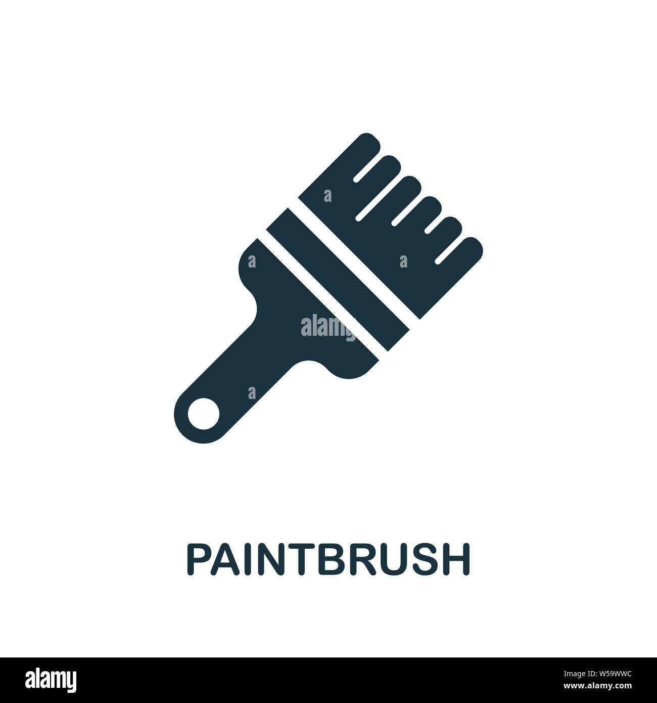 Paintbrush icon hires stock photography and images Alamy