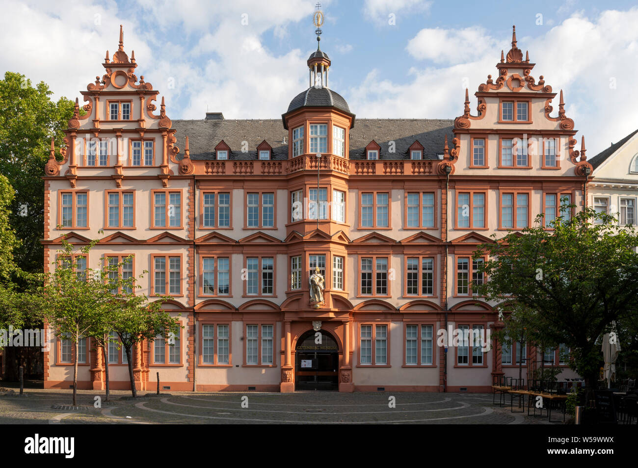 Mainz, Gutenberg-Museum im Haus zum römischen Kaiser Stock Photo